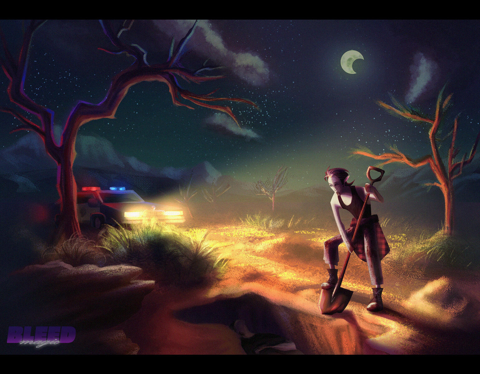 Bleed Magic - Desert Burial Scene Key